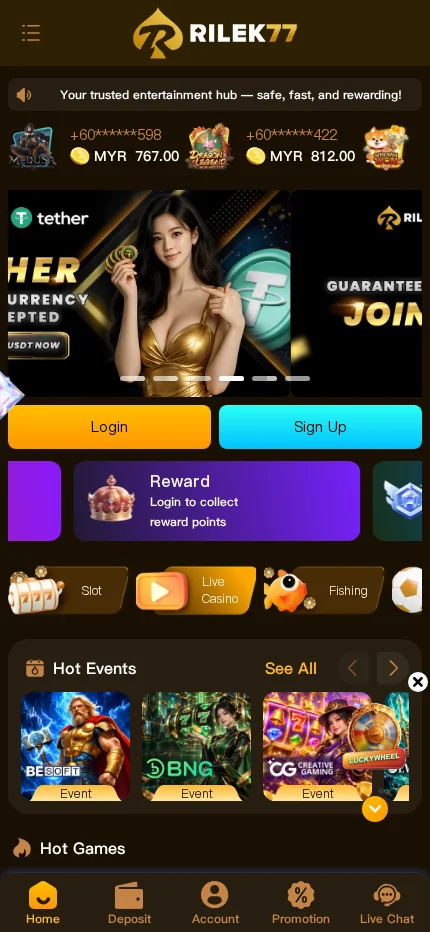 Rilek77: Mobile App